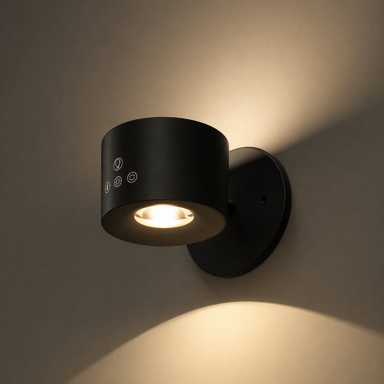 Vailao™ 360° Vägglampa – Trådlös & Dimbar
